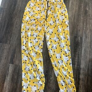 Yellow Pikachu Kids Bottoms